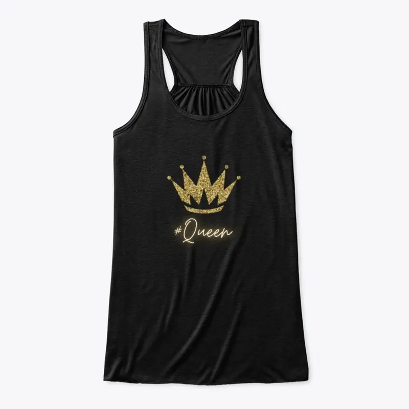 She's a Queen ladies flowy tank